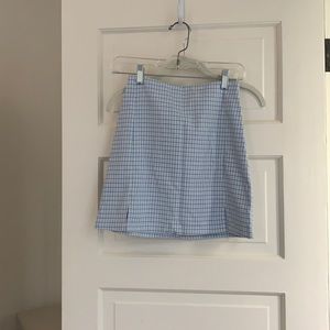 Brandy Melville mini skirt baby blue